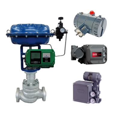 Valvola di controllo cinese dotata di Fisher DVC6200 DVC2000 DVC7k DVC510si posizionatore intelligente e valvola solenoide ASCO