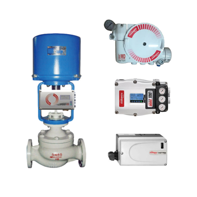 Valvola di controllo pneumatica lineare con flowserve LOGIX 520MD DIGITAL HART VALVE POSITIONER E ASCO Solenoid Valve In stock