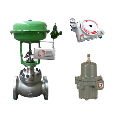Valvola di controllo pneumatica lineare con flowserve LOGIX 520MD DIGITAL HART VALVE POSITIONER E ASCO Solenoid Valve In stock