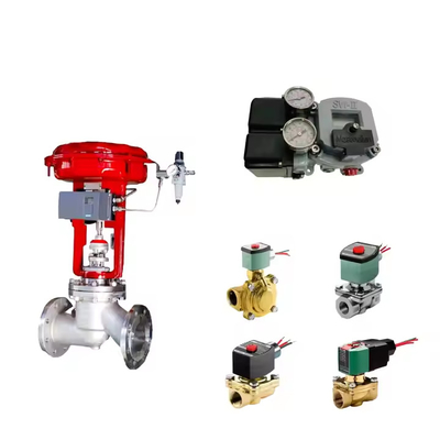 Cina Valvola di controllo con Masoneilan SVI2-21113121 Valve Positioner E Emerson Asco L339 Serie Valvola solenoide universale