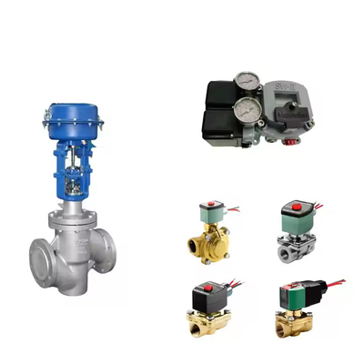 Valvo di controllo pneumatico cinese con Masoneilan SVI2-21123121 Valve positioner e ASCO Solenoid Valve Stock Supplier