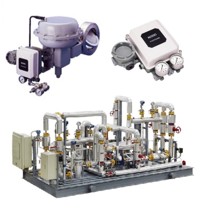 Controllo della pressione / del flusso Skid KOSO 710E/720E Valvola farfalla e 6500RA Attuatore pneumatico e EPB811 Valvola posizionatore set