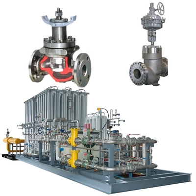 Valvo di controllo del flusso Slid dotato di valvole KOSO 500M/500D e 5200LA/6300LA Attuatori pneumatici EP800 posizionatori di valvole