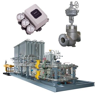 Valvo di controllo del flusso Slid dotato di valvole KOSO 500M/500D e 5200LA/6300LA Attuatori pneumatici EP800 posizionatori di valvole