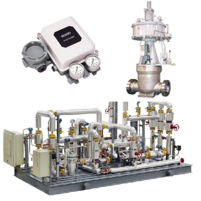 Valvola di controllo del flusso Slid e KOSO 400H Valvola di controllo 5200LA/6100LA Attuatore pneumatico EP800 posizionatore CL420/CL523 Valvola di blocco
