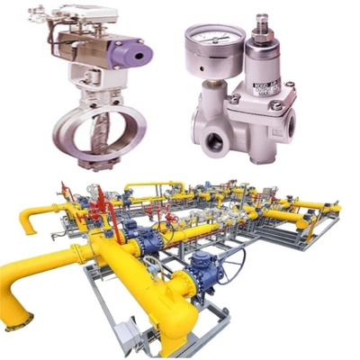 Valvole di controllo della pressione / del flusso e valvole KOSO con attuatori pneumatici 6300RA/6300RB/5200LA con set di valvole di blocco EPA800/EPB800 CL420/CL523