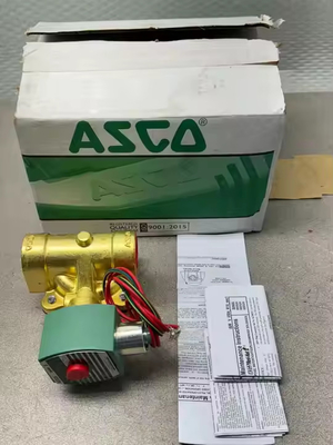 ASCO 3/8 2/2 Way Positioner Valvola solenoide di ottone e corpo in acciaio inossidabile