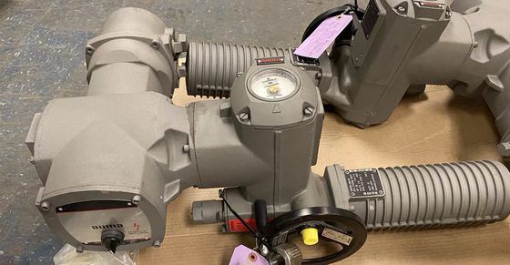 Attuatori elettrici versatili a più giri SA e SAR di AUMA per l'automazione delle valvole di cancello o delle valvole a sfera per centrali elettriche