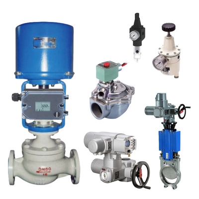 Attuatori multi-torno SA e SAR di AUMA con SAMSON 3725 HART Pneumatic Valve Positioner e ASCO Solenoid Valve in stock