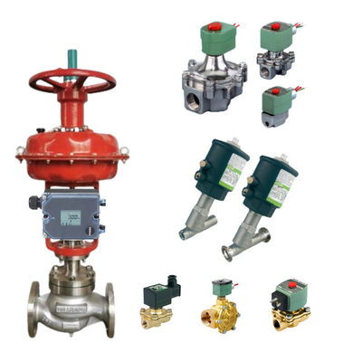 Attuatori multi-torno SA e SAR di AUMA con SAMSON 3725 HART Pneumatic Valve Positioner e ASCO Solenoid Valve in stock
