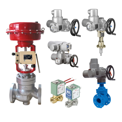 AUMA SA 07.2 a 16.2 SAREx 25.1 a 40.1 Attuatore multi-torno con valvola di controllo SAMSON 4763 e valvola solenoide ASCO in stock