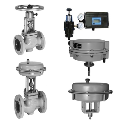 Samson 3241 Valvola Globale e 3271 Attuatore Pneumatico, dotati di posizionatore di valvole di alta qualità di produzione nazionale.