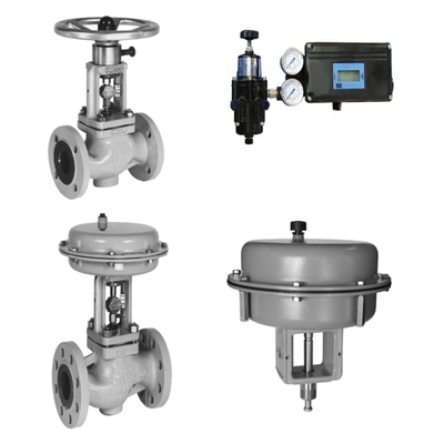 Samson 3241 Valvola Globale e 3271 Attuatore Pneumatico, dotati di posizionatore di valvole di alta qualità di produzione nazionale.