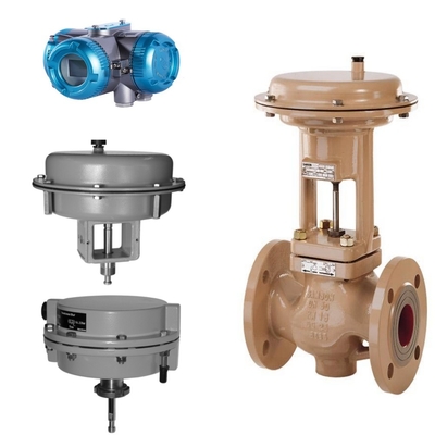 Samson 3241 Valvola Globale e 3271 Attuatore Pneumatico, dotati di posizionatore di valvole di alta qualità di produzione nazionale.