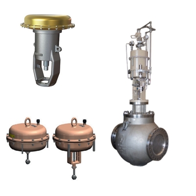 Samson 3260/3244 Valvola di controllo e 3271/3277 Attuatore pneumatico con 3967 Valvola solenoide e posizionatore di alta qualità