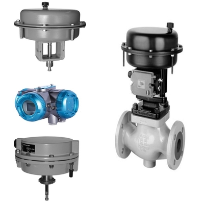 Samson 3260/3244 Valvola di controllo e 3271/3277 Attuatore pneumatico con 3967 Valvola solenoide e posizionatore di alta qualità