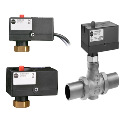 La valvola elettrica 3222, insieme agli attuatori elettrici Samson 5857, 5757, 5724 e 5725, costituiscono un set completo.