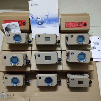 Posizionatore Samson 3767 con valvola Samson3241 e valvola di riduzione della pressione del filtro SMC AW20 con attuatore pneumatico 3271