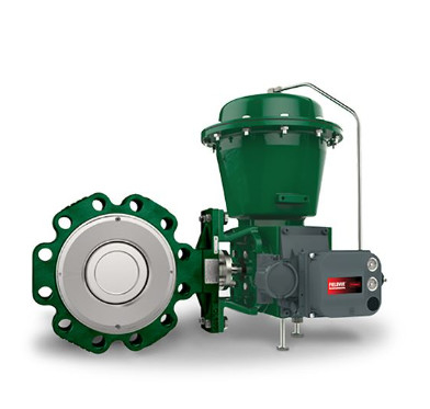 Valvo di commutazione con Fisher 8590 Butterfly Valve 2052 Attuatore e DVC6200 Intelligent Valve Controller