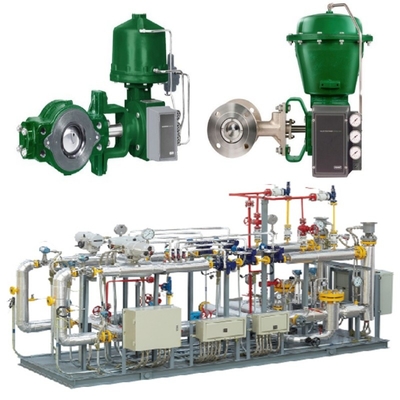 Valvola di commutazione con valvola di controllo Fisher V250 con attuatore pneumatico 1061 3610/3620J/3620JP Valve Positioner