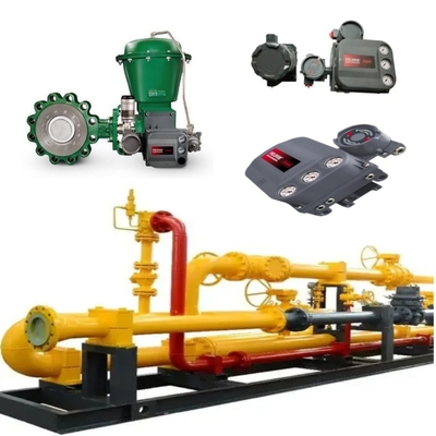 Valvola di controllo del flusso con EMERSON Fisher A11 Valvola farfalla 2052 Attuatore DVC6200 posizionatore 67CF regolatore di tensione