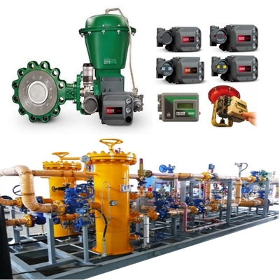 Valvola di controllo del flusso con EMERSON Fisher A11 Valvola farfalla 2052 Attuatore DVC6200 posizionatore 67CF regolatore di tensione