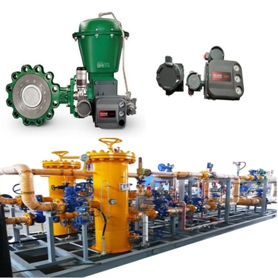 Valvola di controllo del flusso con EMERSON Fisher A11 Valvola farfalla 2052 Attuatore DVC6200 posizionatore 67CF regolatore di tensione