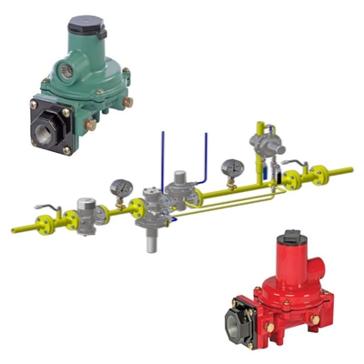 Valve Switching Skid equipped with Fisher R Series R222H/R222 Regulators and WIKA Pressure Gauge Valve Switching Skid equipped with Fisher R Series R222H/R222 Regulators and WIKA Pressure Gauge Valve Switching Skid equipped with Fisher R Series R222H/R222 Regulators and WIKA Pressure Gauge