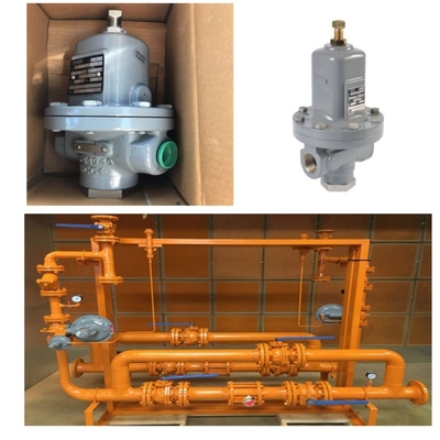 Scalatore di commutazione delle valvole dotato di valvole di sicurezza della serie Fisher MR98/MR98L/MR98H e manometri WIKA