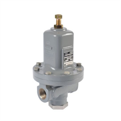 Valvola di scorrere per gas naturale dotata di regolatore di pressione della serie Emerson Fisher MR95/MR95L/MR95H e manometro WIKA