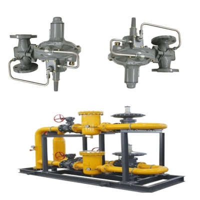 Controllo della pressione/flusso Skid Emerson Fisher 299H/299HV/299HR/299HVR regolatore di pressione e set di manometro Wicka