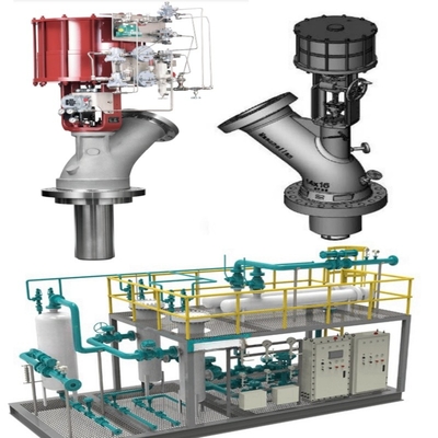 Valvola di controllo pneumatica con segnale di controllo lineare da 4 a 20 MA e connessione a flange per l'intervallo di pressione