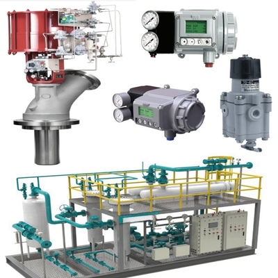 Valvola di controllo pneumatica con segnale di controllo lineare da 4 a 20 MA e connessione a flange per l'intervallo di pressione