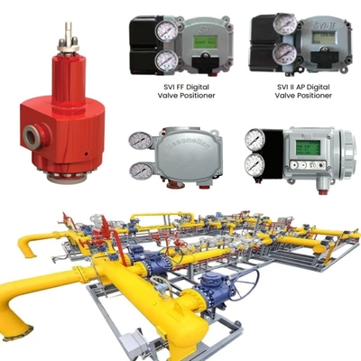 Valvola di controllo a fianco Samson PN1.6~42MPa ANSI 150~2500LB con sedile conico o a anello DN15~DN600