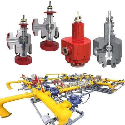 Valvola di controllo a fianco Samson PN1.6~42MPa ANSI 150~2500LB con sedile conico o a anello DN15~DN600