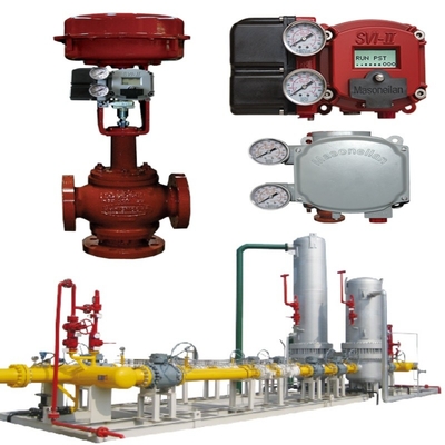 Valvola di controllo del flusso pneumatico con connessione di tipo flange in ferro duttile nodulare e tappo rotativo eccentrico