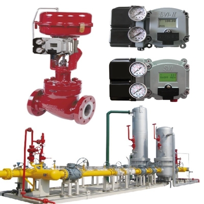 Masoneilan 41005 Valvola di regolazione del flusso a flangia del regolatore di pressione con attuatori SVI-2/SVI-3
