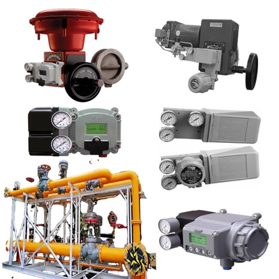 Valvola di controllo del gas naturale Masoneilan 37002 Serie Valvola di controllo della farfalla SVI2 SVI3 4700E Valvola posizionatore 496 interruttore rotativo
