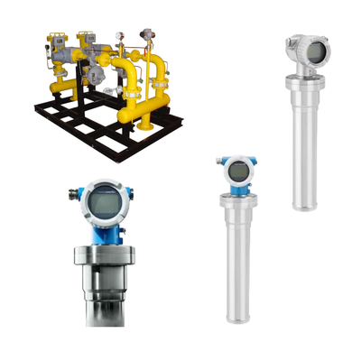 Montaggio a pattinatura Endress di misurazione del livello radiometrico in punto di non contatto + trasmettitore compatto Hauser Gammapilot FMG50