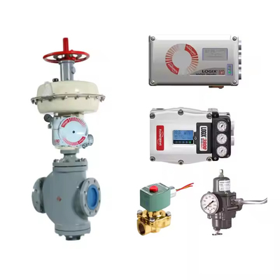 Valvola di controllo pneumatica lineare con valvola di flusso LOGIX 3200MD 520MD POSIZIONATORE DIGITALE DI VALVELLA DEL CUORE