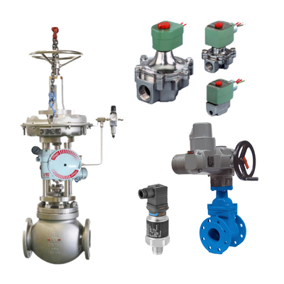 Posizionatore di valvole a flowserve 3800 520MD 3200MD con valvole solenoidi ASCO per valvole a sfera di controllo pneumatico