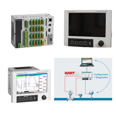 Skid - Data Mount e Energy Manager con fino a 20 ingressi analogici / HART e 14 ingressi digitali Endress+Hauser Memograph M RSG45