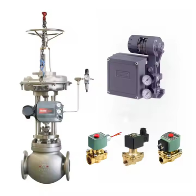 Valvola solenoide ASCO con Emerson Fisher DVC6200 doppia azione con posizionatore di valvola digitale con feedback