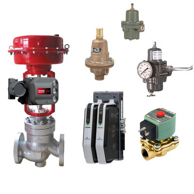 Valvola solenoide ASCO con Emerson Fisher DVC6200 doppia azione con posizionatore di valvola digitale con feedback