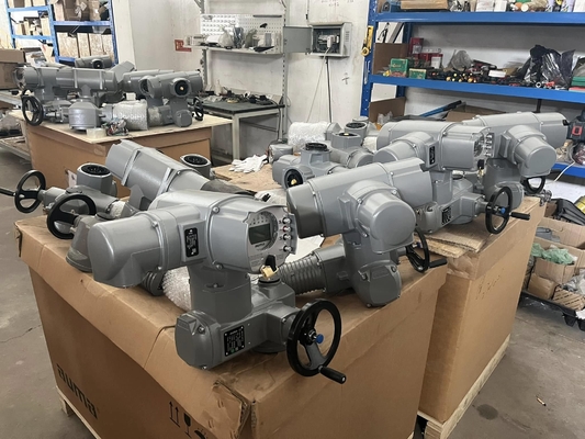 AUMA Electric Actuator SA/SAR Series con connessioni aeree G o NPT