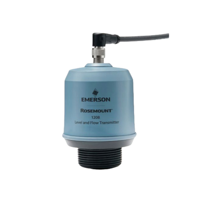 Unità di trattamento dell'acqua montata sullo scivolo con Emerson Rosemount Modello 1280 Radar senza contatto Livello e flusso