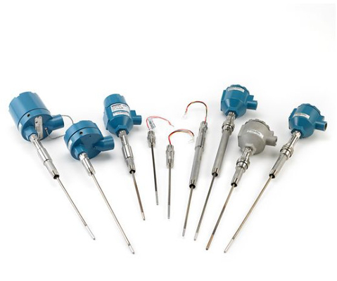 Skid montato con sensore di temperatura Rosemount 214C ed EMERSON 148 248 644 648 Trasmettitore 114C Thermowell