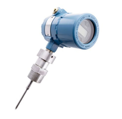 Sistema montato sullo scivolo con trasmettitore di livello radar ad onde guidate Fisher-Rosemount 3301