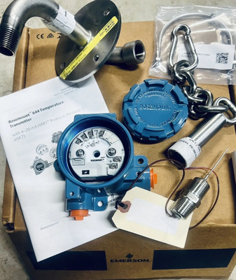 EMERSON Rosemount 644 Trasmettitore di temperatura / Testa di connessione per scatola di giunzione / supporto di montaggio / kit di montaggio di vite a terra