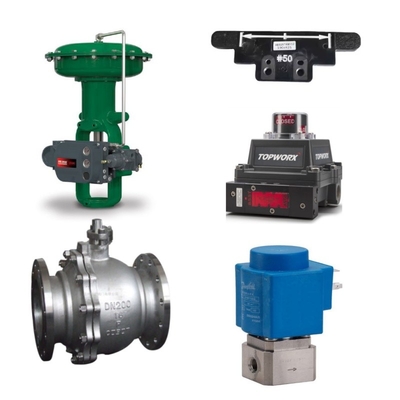 Cina Valvola di controllo con TopWorx Dxp Limit Switch Danfoss Valvola solenoide e Fisher DVC2000 DVC6200 Smart Valve Positioner Magnetic Strip And Bracket